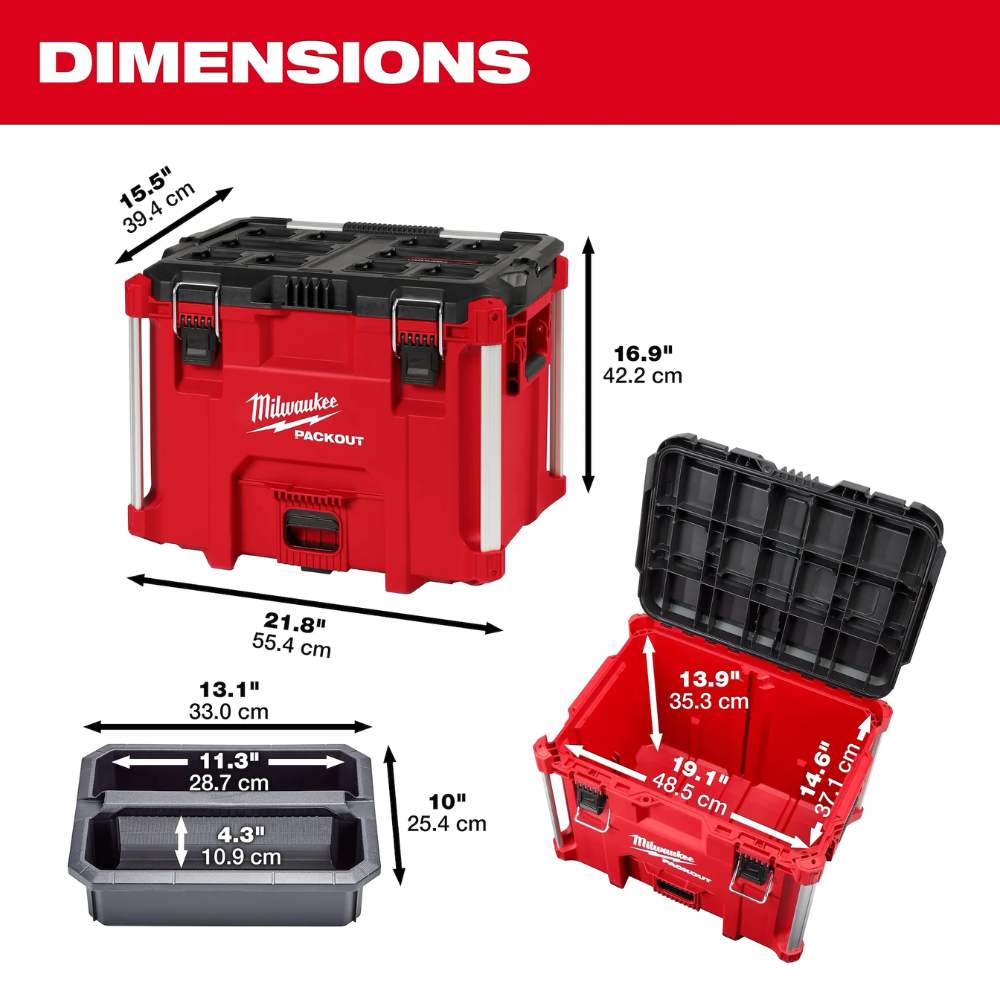 Milwaukee PACKOUT XL Tool Box from Columbia Safety